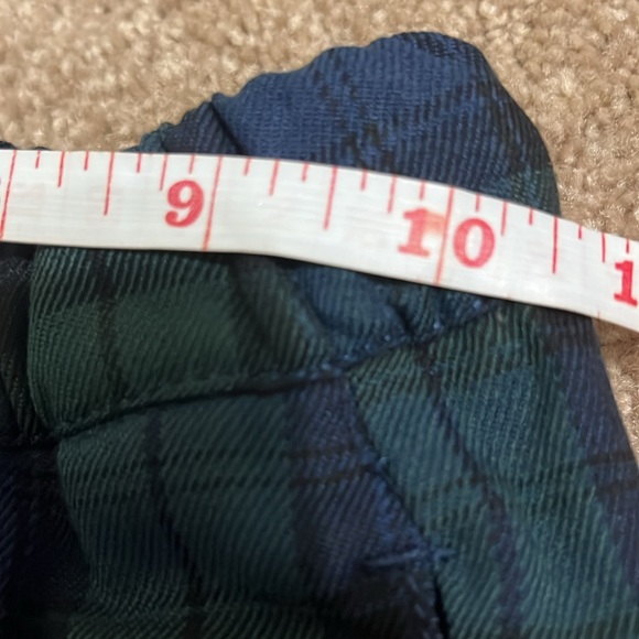 H&M Boys US 4T CA 3-4A Plaid Green/Blue Pants w Pockets x 2 front 1 back NWT $26 - Picture 13 of 14
